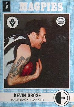 1977 Scanlens VFL #48 Kevin Grose Front
